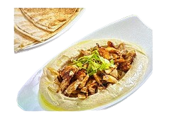 Hummous Chicken Shawarma 