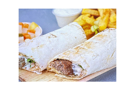 Kafta Mince Lamb Wrap 